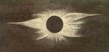 couronne de l'éclipse de 1900 (Th. Moreux)